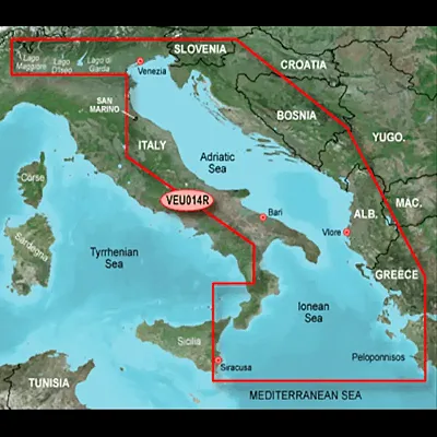 GARMIN CARTO 010C077220 G3 Hxeu014R - Italy Adriatic Sea