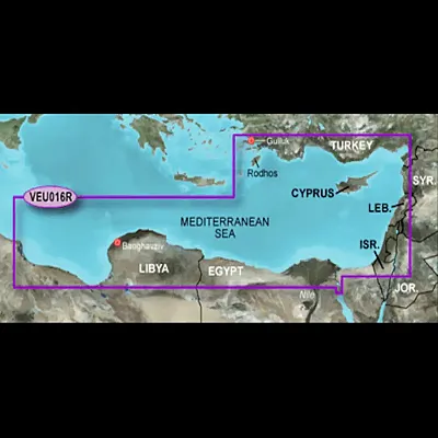 GARMIN CARTO 010C077420 G3 Hxeu016R - Mediterranean Se