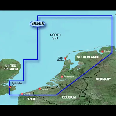 GARMIN CARTO 010C077500 G3V Veu018R - Benelux Offshore & In