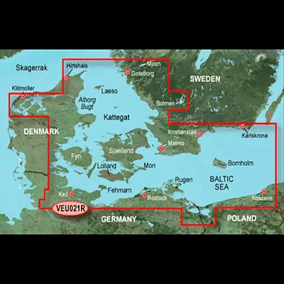 GARMIN CARTO 010C077700 G3V Veu021R - Denmark E & Sweden Se