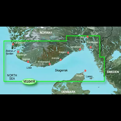 GARMIN CARTO 010C077800 G3V Veu041R - Oslo-Skagerak-Haugesu
