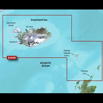 GARMIN CARTO 010C078020 G3 Hxeu043R - Iceland To Orkney