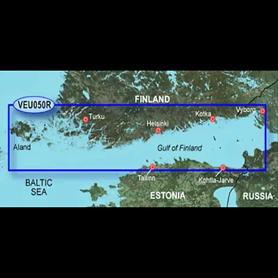 GARMIN CARTO 010C078600 G3V Veu050R - Gulf Of Finland-Riga