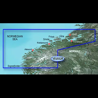 GARMIN CARTO 010C078800 G3V Veu052R - Sognefjorden-Svefjord