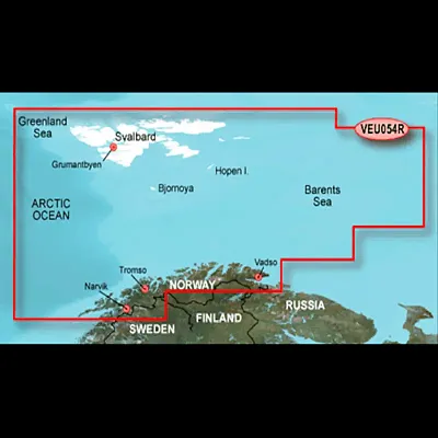 GARMIN CARTO 010C079020 G3 Hxeu054R - Vestfjd-Svalbard-Vara
