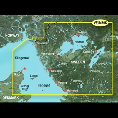 GARMIN CARTO 010C081400 G3V Veu470S - Stromstad-Halmstad