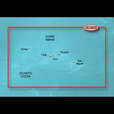 GARMIN CARTO 010C084600 G3V Veu502S - Azores Islands