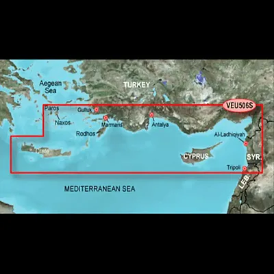 GARMIN CARTO 010C085000 G3V Veu506S - Crete-Cyprus