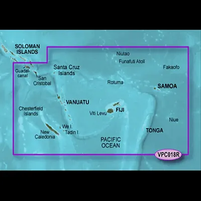 GARMIN CARTO 010C086500 G3V Vpc018R - New Caledonia-Fiji