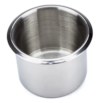 Small, Standard Stainless Steel Drop In Cup Holder PTA-1007