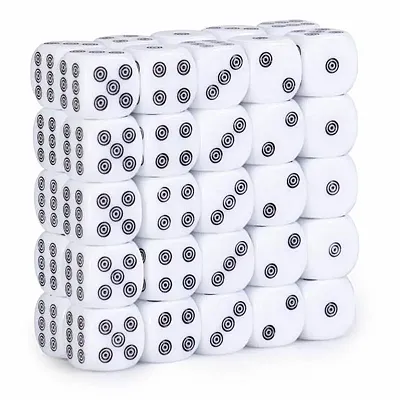 Bullseye Dice, 50-pack GDIC-012