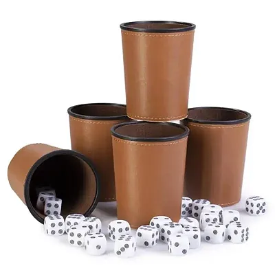 Bullseye Game Night, 5-pack Brown/Brown GDIC-308