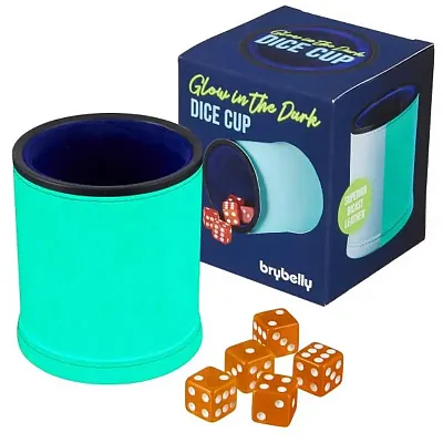 Glow in the Dark Dice Cup with 5 Glow Dice GDIC-321