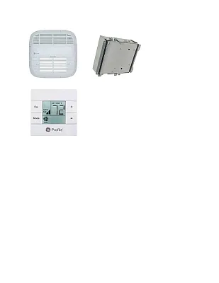 GE APPLIANCE RVACSNKITW Electronic Non-Ducted Up Kit Wht