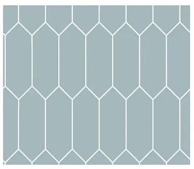 GENESIS PROD 494033 Coastal Blue Picket Backsplash Kit