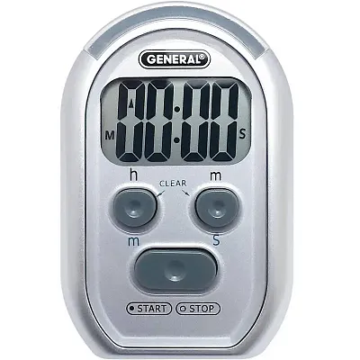 General TI150 Digital Three Alert Vibrating Multi-Timer TI150