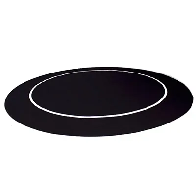 54&#039; Black Sure Stick Poker Table Layout with Rubber Grip GFEL-40