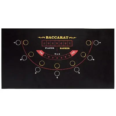 Mini Table Felt, Baccarat GFEL-605