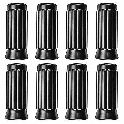 Pack of 8 Rubber Ridged Handles for Standard Foosball Tables GFO