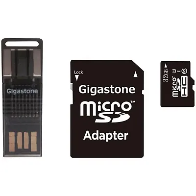 Gigastone(R) Gs-4In1600X32Gb-R Prime Series Microsd(Tm) Card 4-I