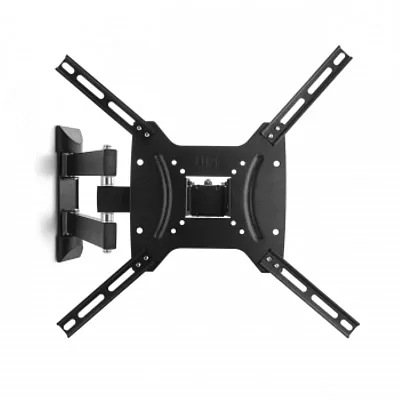 MegaMounts Full Motion, Tilt and Swivel Single Stud Wall Mount for 26-55 Inch L