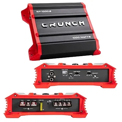 Crunch Ground Pounder 2 X 250 @ 4 Ohms 2 X 500 @ 2 Ohms 1 X 1000