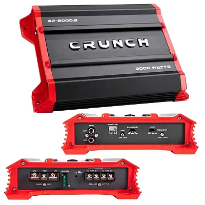 Crunch Ground Pounder 2 X 500 @ 4 Ohms 2 X 1000 @ 2 Ohms 1 X 200