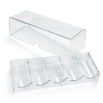 Acrylic Chip Tray WITH Lid ACP-0018