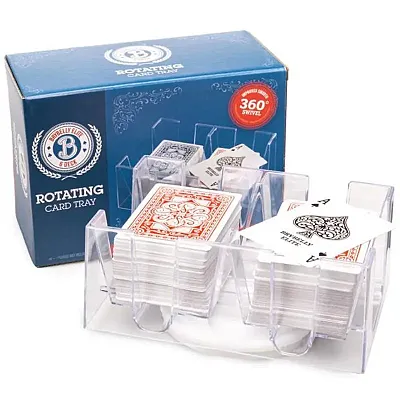 Brybelly Elite Rotating Card Holder Tray, 6-deck GPLA-112