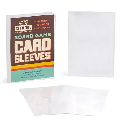 Eurpoean Mini Board Game Sleeves, 100-pack GPLA-562