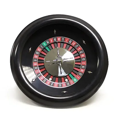 18" Premium Bakelite Roulette Wheel with 2 Roulette Balls GROU-0