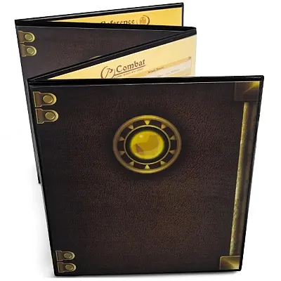 The Master&#039;s Tome Customizable DM Screen, Black GRPG-002