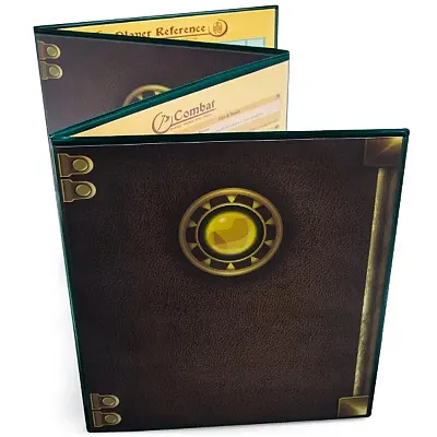 The Master&#039;s Tome Customizable DM Screen, Green GRPG-003