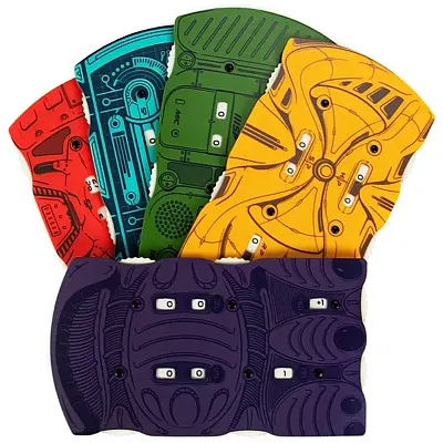 Sci-fi Health Trackers, 5-pack GRPG-103