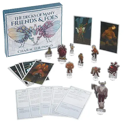 Deluxe Decks of Many Friends & Foes with Character Pawns GRPG-153