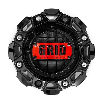 GRID WHEELS CAP02GRSM Gd Cap2 Gb/Red Cap 5Lug/6Lug 182Mm