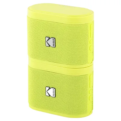 Kodak Soundbrix Double Yellow Soundbrix 2-Piece Portable Rechargeable Bluetooth