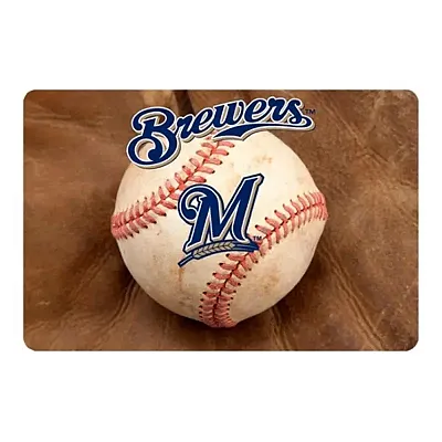 GameWear Milwaukee Brewers Pet Bowl Mat
