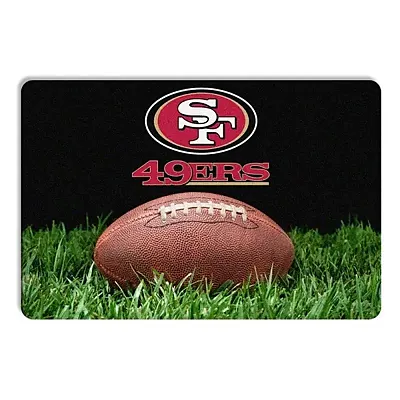GameWear San Francisco 49ers Classic Football Pet Bowl Mat