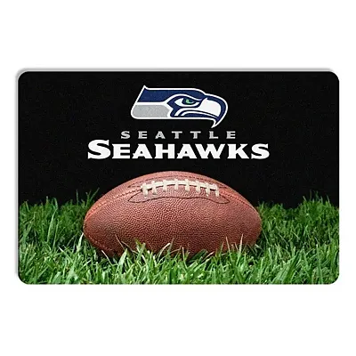 GameWear Seattle Seahawks Classic Football Pet Bowl Mat