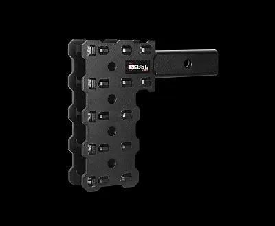 GEN-Y HITCH GH13004X Rebel-X 2&#039; Hollow Shank 7&#039; Drop .7K