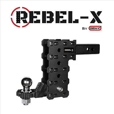 GEN-Y HITCH GH13053X Rebel-X 2&#039; Hollow Shank 4.5&#039; Drop .