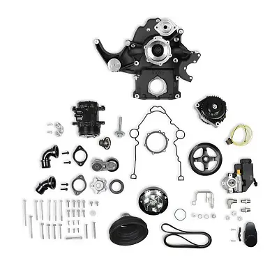 HOLLEY 20291BK Comp Mid-Mt Acc System Hemi Vvt-Bl