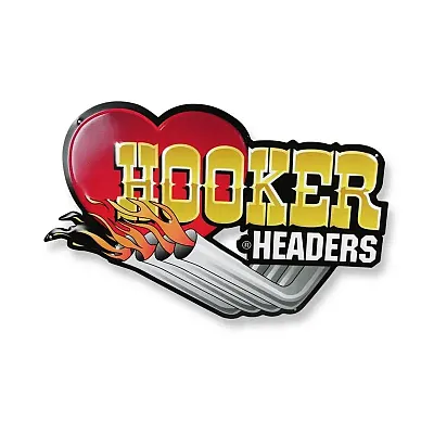 HOOKER 10145 Hooker Metal Embosed Sign