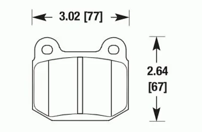 HAWK HB180B560 Brake Pads