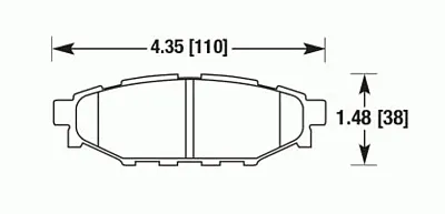 HAWK HB557B545 Brake Pads
