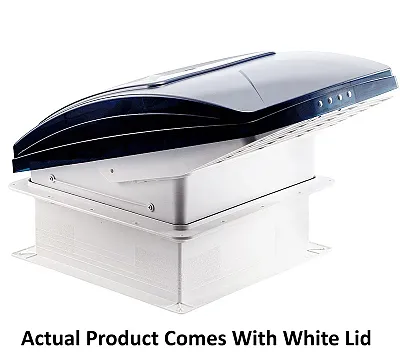 HENG'S IND SV1114G4 Zephr-Ult W/Rain Shield 14'' Wh Man