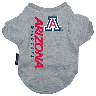 Hunter Arizona Wildcats Heather Grey Pet T-Shirt - X-Large