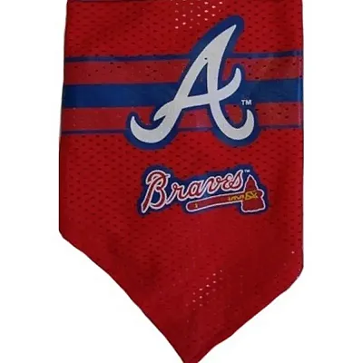 Hunter Atlanta Braves Mesh Dog Bandana - Small