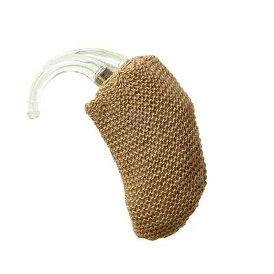 Hearing Aid Light Brown Sweatband - 1-1/4 Small"